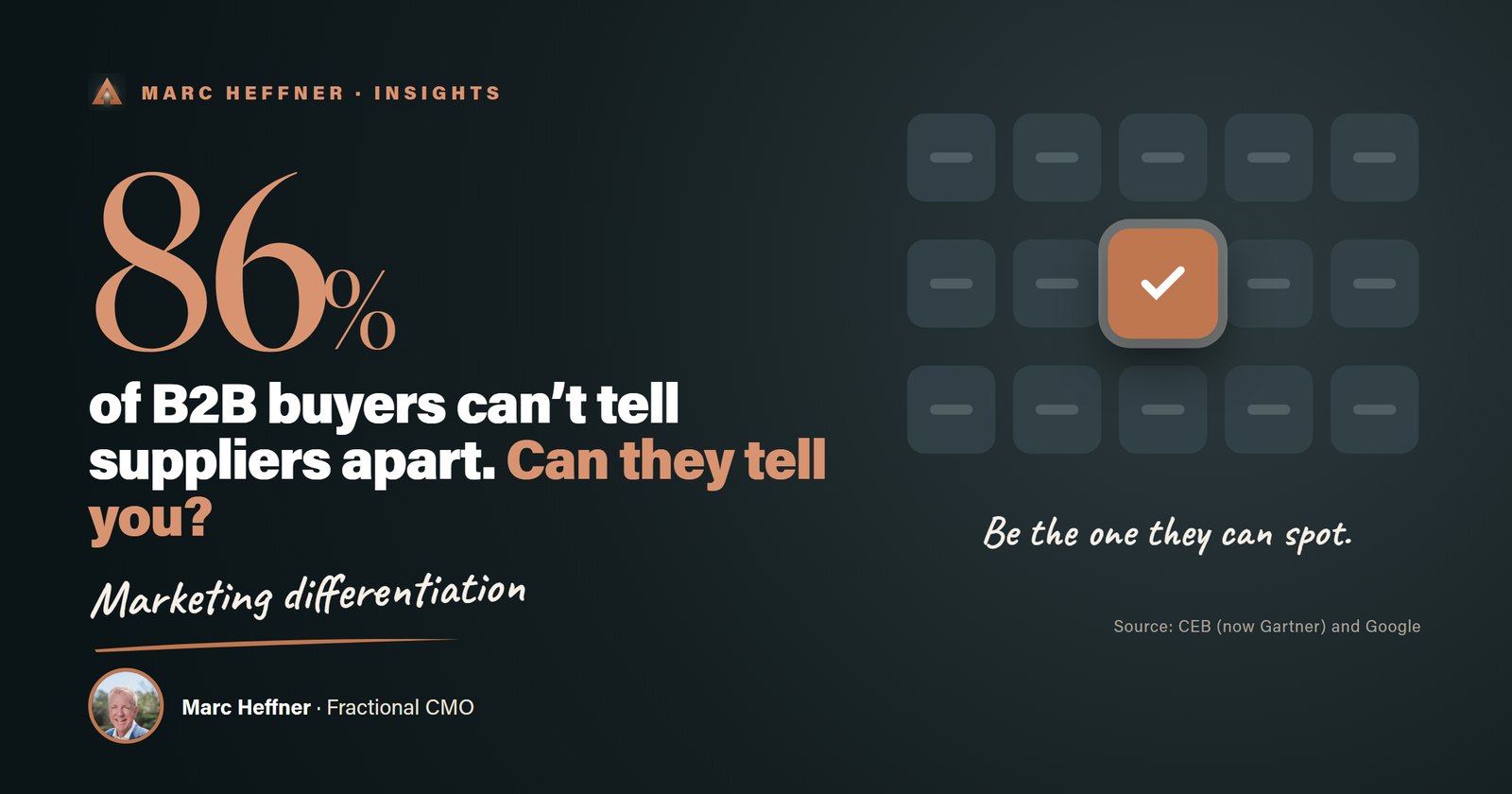 Marketing Differentiation: How to Stand Out When Everyone Sounds the Same