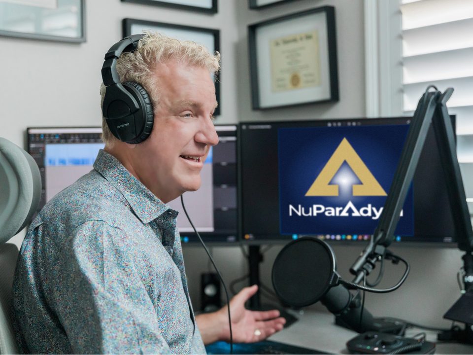 Marc Heffner in his studio, where he builds and tests AI systems